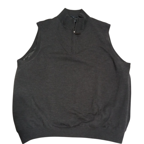 Fairway & Greene 1/4 Zip Men's Performance Golf Vest Sleeveless Size XXL - Picture 3 of 8